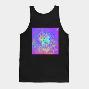 Dope Slluks face mask graffiti style illustration Tank Top